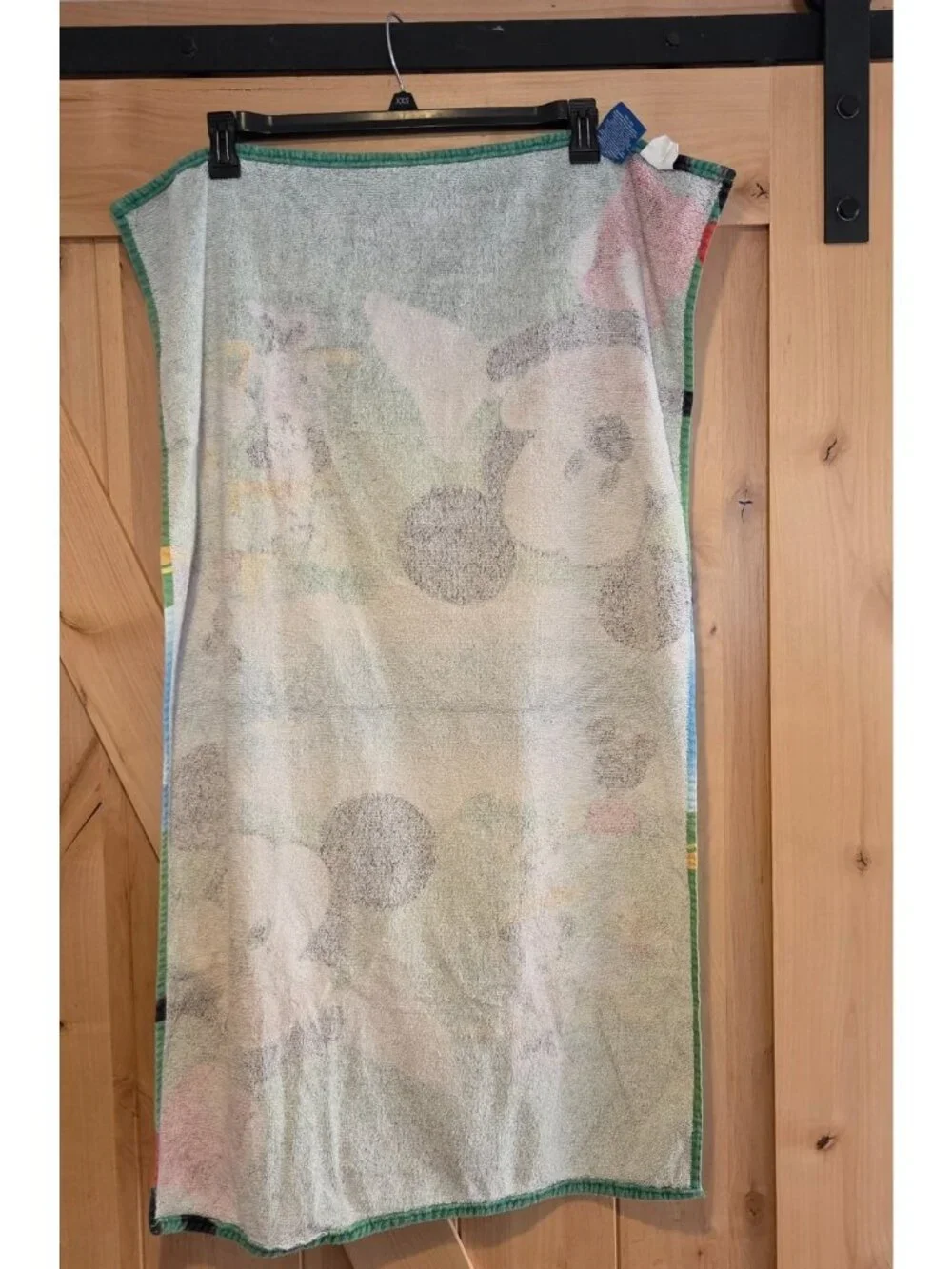 Vintage Disney Beach Bath Towel Mickey Slide Mouse 39x23